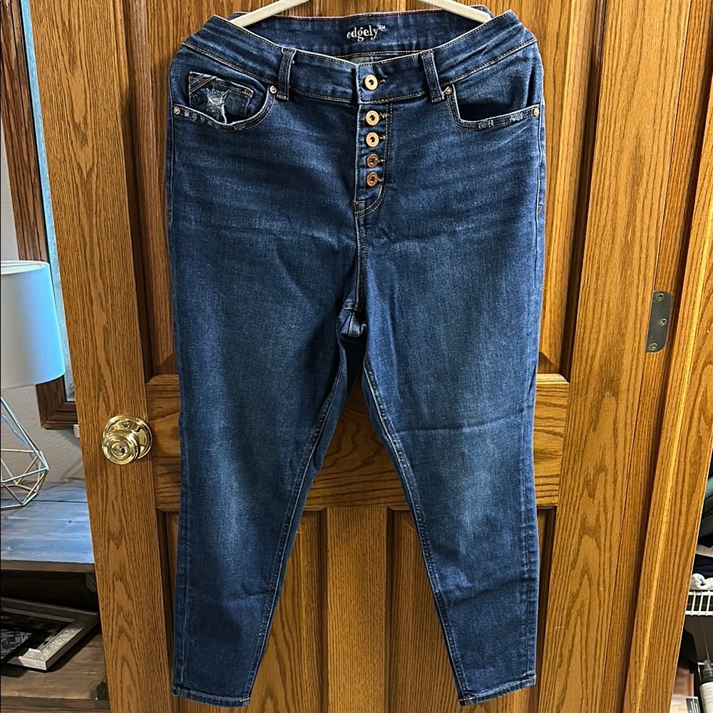 Maurice’s Button Fly Skinny Jeans